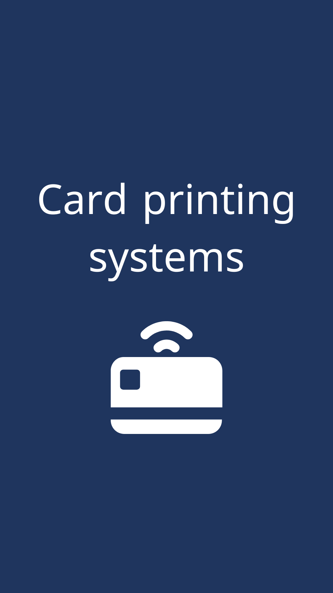 cards printing systems